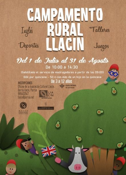Campamento Rural Llacín – 1 julio al 31de agosto